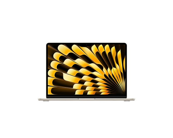 Apple MacBook Air 13.6" MW0Y3E/A - Chip M4 (8 núcleos) - 16GB RAM - 256GB SSD - Pantalla Liquid Retina - Teclado en Español - Color Blanco Estelar (Starlight) - Garantía 1 Año