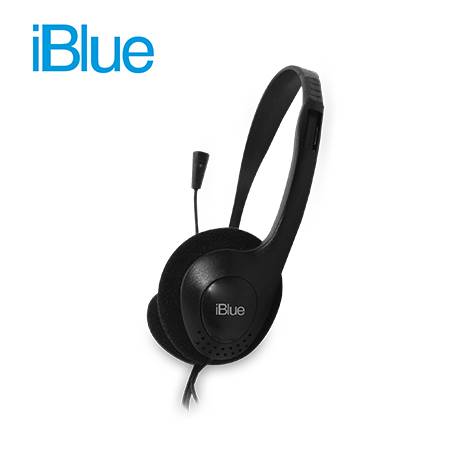 AUDIFONO C/MICROF. IBLUE HS-2001BK 3.5MM BLACK