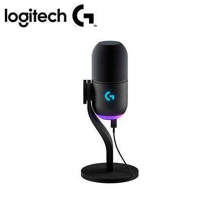 MICRÓFONO LOGITECH YETI GX 988-000568 – USB, SUPERCARDIOIDE, RGB LIGHTSYNC, NEGRO, IDEAL PARA STREAMING