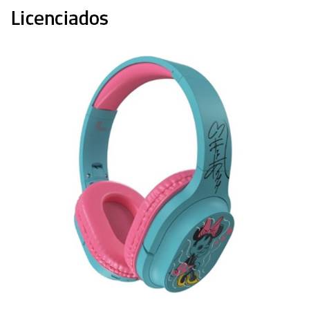 AURICULARES XTECH BLUETOOTH DISEÑO MINNIE MOUSE CON MICRÓFONO INTEGRADO AJUSTABLE