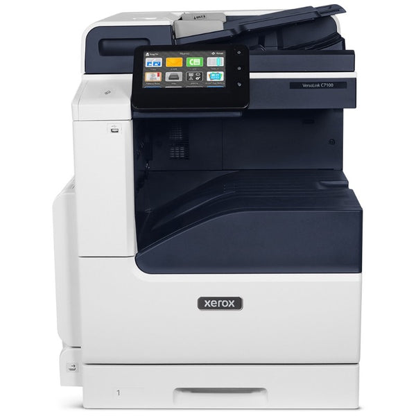 Xerox VersaLink C7125V_D – Multifuncional láser color A3, 25 ppm, dúplex, impresión, copia, escaneo, fax, USB 3.0, Wi‑Fi opcional, 1200×2400 dpi, ciclo 87 000 pág/mes