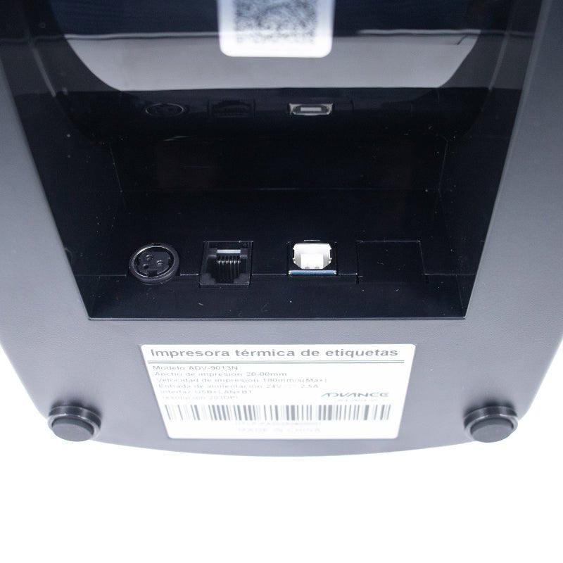 IMPRESORA TÉRMICA ADVANCE ADV - 9010N – 127 MM/S, USB + BLUETOOTH, SOPORTA CÓDIGOS 1D/2D/QR, COMPATIBLE CON WINDOWS ADV-9013N - SMART BUSINESS