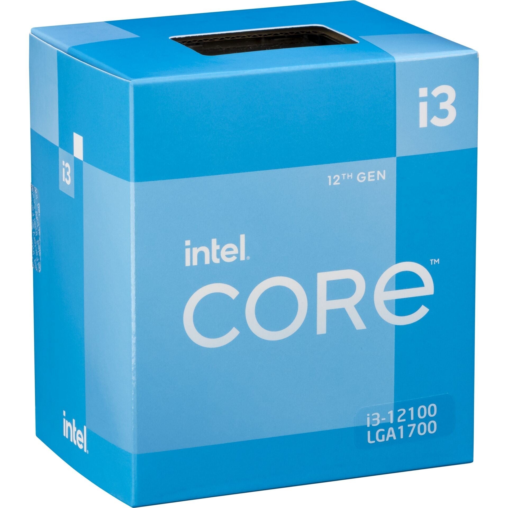 Intel Core i3-12100 BX8071512100, presentación Box de 12.ª generación para LGA1700