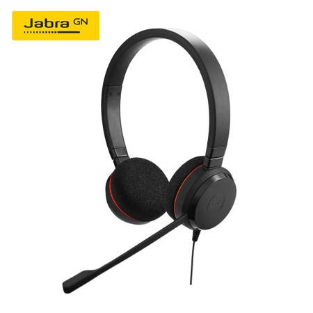 Jabra Audífonos con Micrófono Evolve 20 UC Stereo, Alámbrico, USB, Negro - SMART BUSINESS