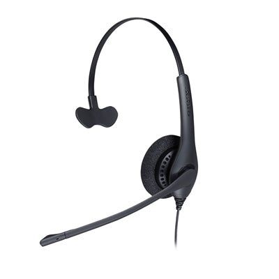 AURICULAR MONOAURAL ALÁMBRICO JABRA BIZ 1500 MONO QD NEGRO CÓDIGO 1513-0157 PARA USO PROFESIONAL
