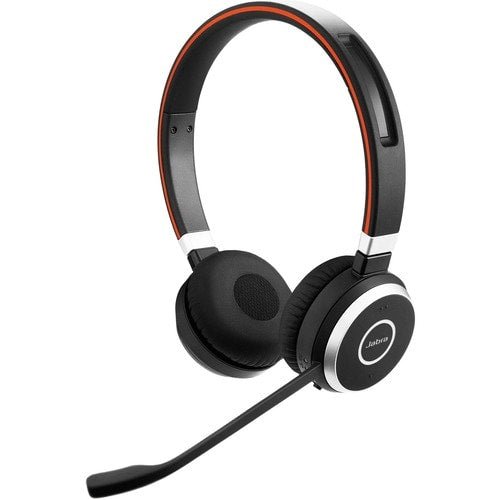 Jabra Evolve 65 SE – Audífonos Bluetooth Inalámbricos con Base Cargadora, Señal de Ocupado, 14h Batería y Respaldo Teams 6599-833-399 - SMART BUSINESS