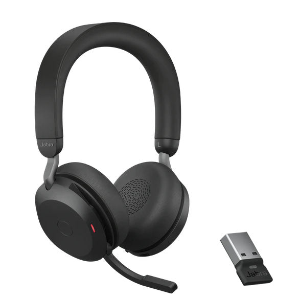 Jabra Evolve2 75 – Audífonos en oído con audio premium y diseño ergonómico, conexión inalámbrica para llamadas y música de alta calidad 27599-989-999 - SMART BUSINESS