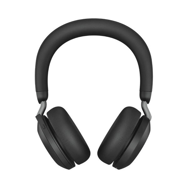 Jabra Evolve2 75 MS Audífonos con Micrófono Profesional, Bluetooth Inalámbrico y USB - A, Cancelación de Ruido, Negro, Incluye Soporte de Carga para Oficina y Home Office 27599-999-989 - SMART BUSINESS
