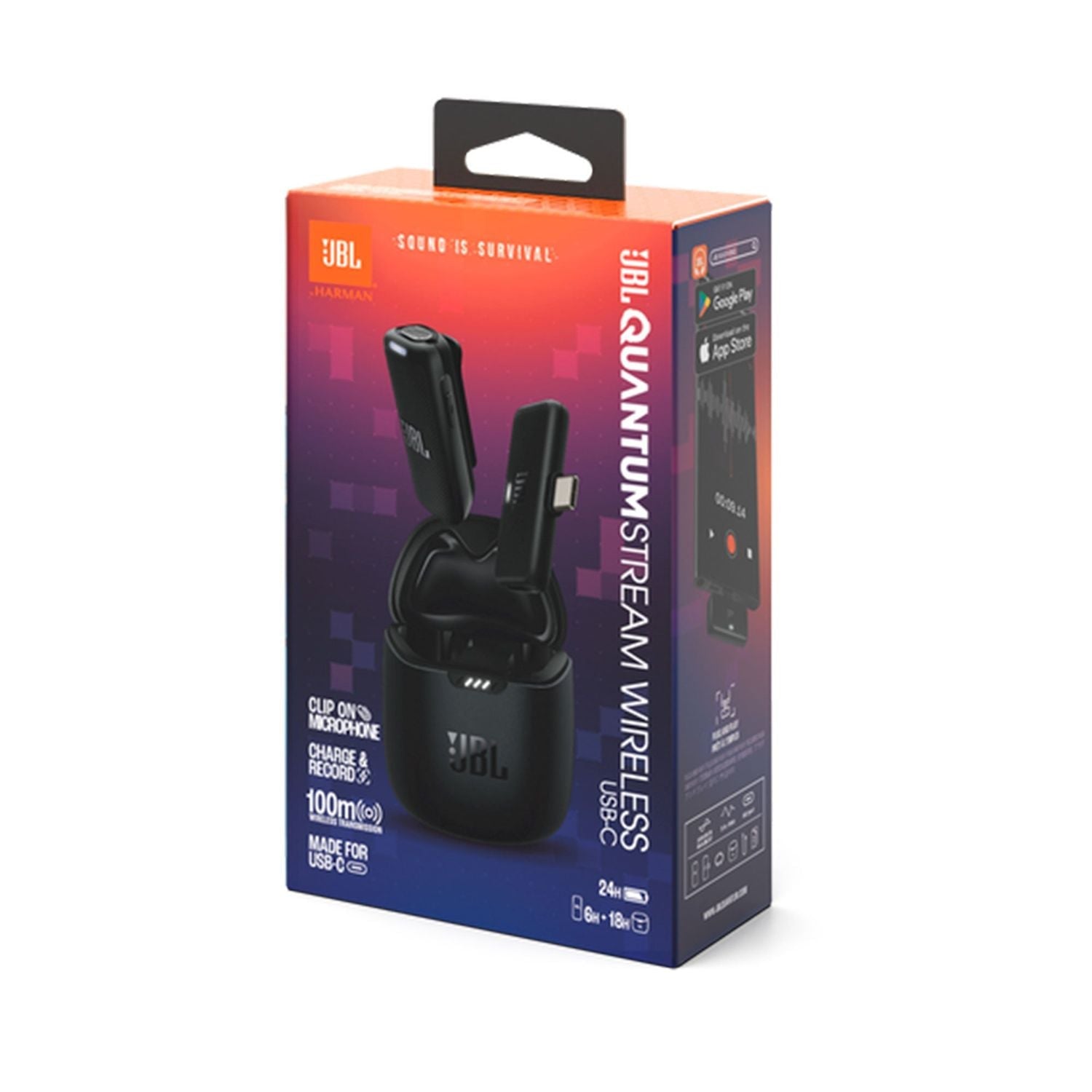 JBL Quantum Stream Wireless USB-C negro JBLSTRMWLUSBCBLKAM - detalle del micrófono