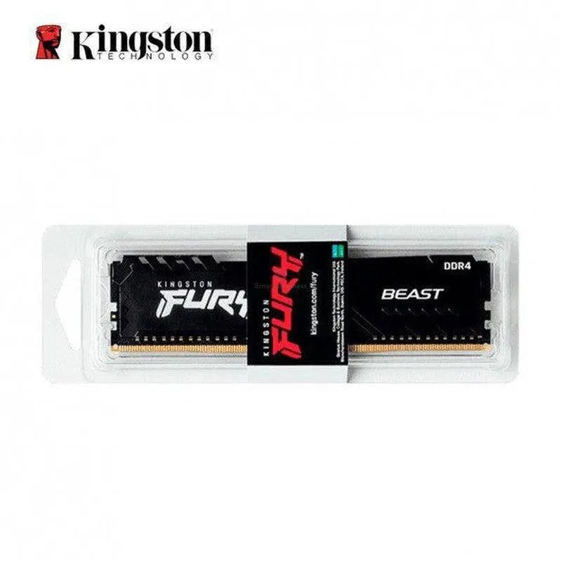 Memoria Ram Kingston Ddr5 8Gb, Frecuencia 5200 Mhz, Fury Beast Negro, Para Computadora De Escritorio (Kf552C40Bb-8) - SMART BUSINESS