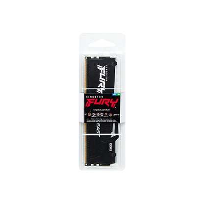 Memoria RAM Kingston FURY Beast RGB KF560C36BBEA-32 módulo individual negro en empaque comercial