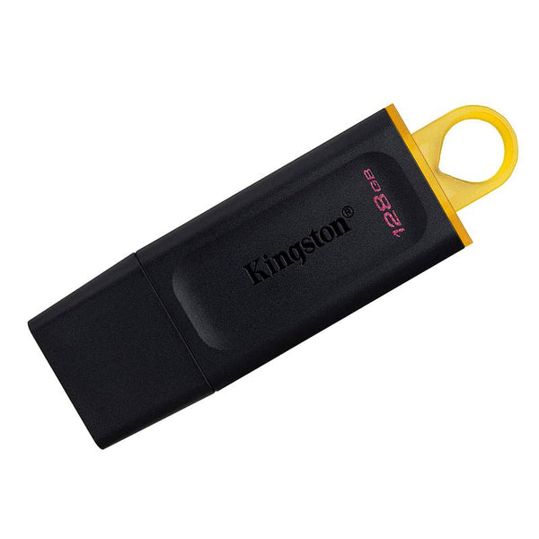 MEMORIA USB KINGSTON 128GB DATATRAVELER EXODIA NEGRO, DISPOSITIVO DE ALMACENAMIENTO, USB 3.2 (DTX/128GB) - SMART BUSINESS