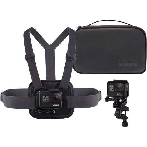 KIT DE ACCESORIOS DE MONTAJE PARA CÁMARA GOPRO – ARNÉS PECHO + SOPORTE MANILLAR/POTR, ESTUCHE COMPACTO INCLUIDO AKTAC-001 - SMART BUSINESS
