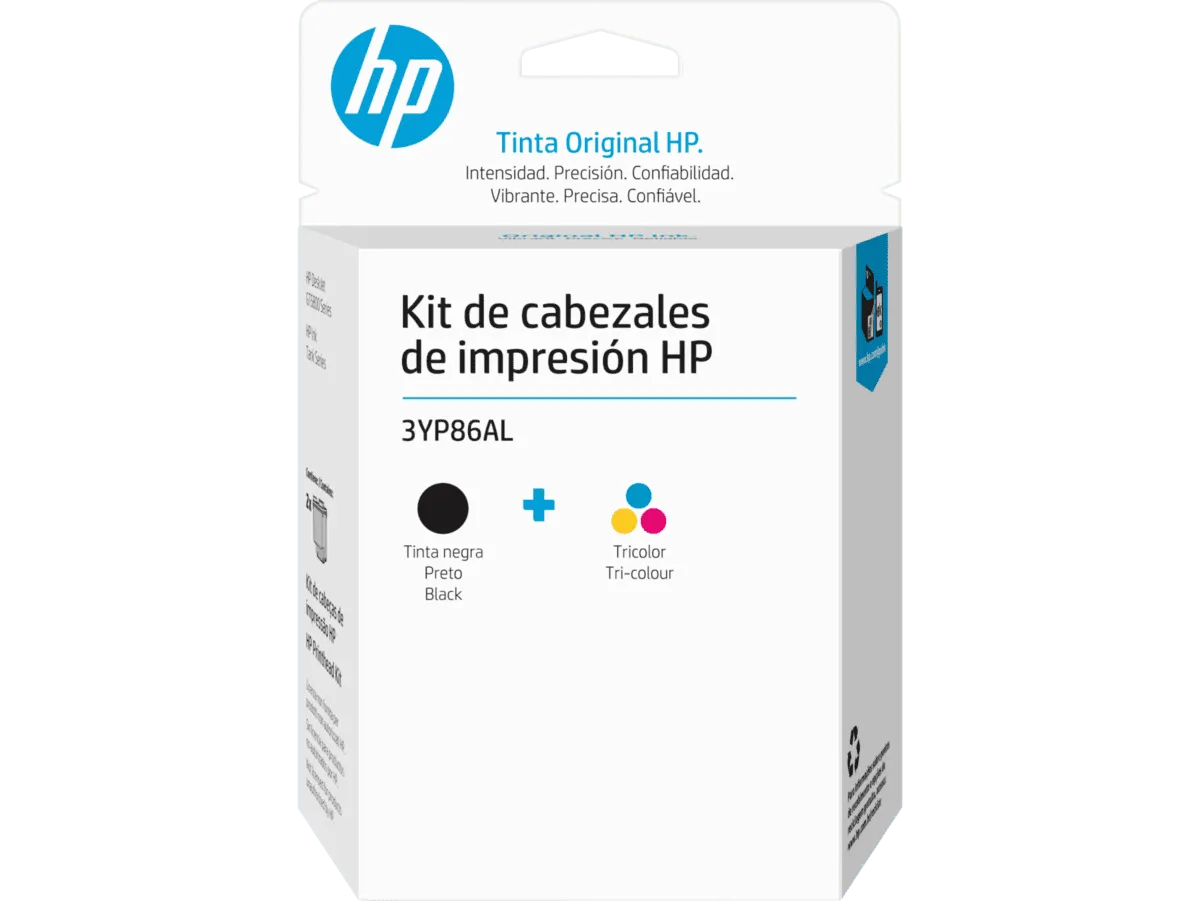 Kit De Cabezales De Impreisión Hp Negro + Color - SMART BUSINESS