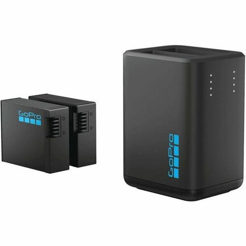 KIT DE CARGA RÁPIDA PARA GOPRO – CARGADOR DOBLE + 2 BATERÍAS ENDURO DE ALTA DURACIÓN PARA HERO13 BLACK AEDBD-201 - SMART BUSINESS
