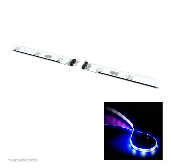 Kit De Extensión Nzxt Hue+, Led Rgb, Cables De 30 Cm Y 10 Cm, Cinta De Doble Pega. - SMART BUSINESS