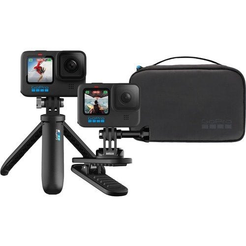 KIT DE VIAJE GOPRO AKTTR - 002: INCLUYE SHORTY, CLIP MAGNÉTICO GIRATORIO 360° Y ESTUCHE COMPACTO – COMPATIBLE CON CÁMARAS HERO Y MAX AKTTR-002 - SMART BUSINESS