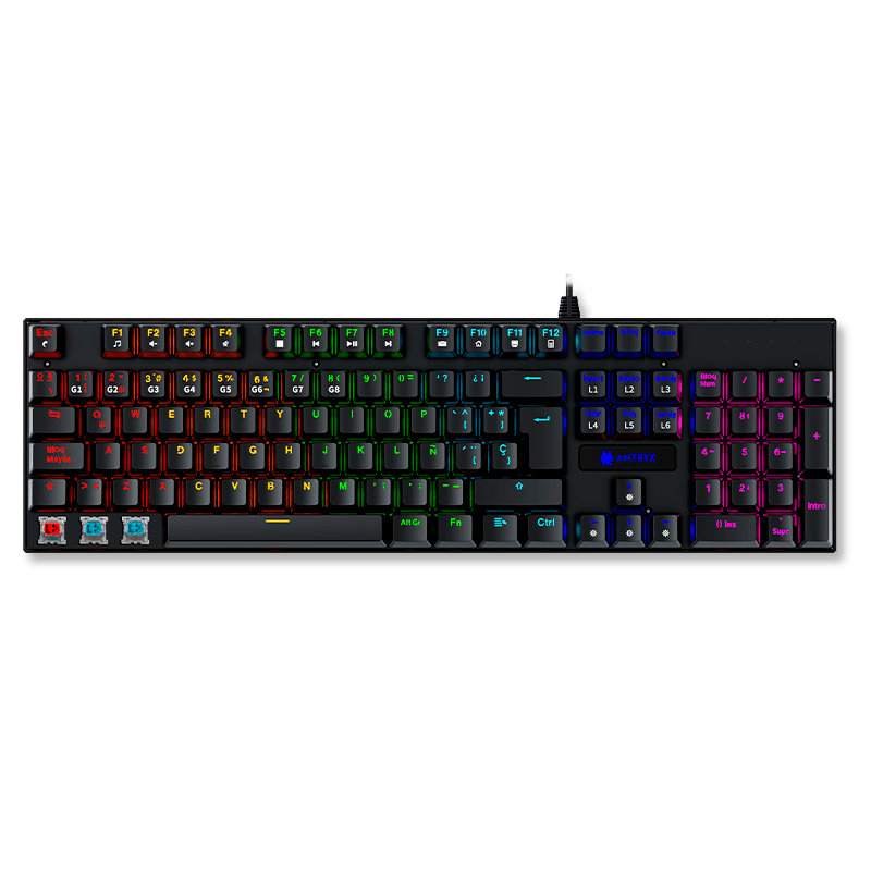 KIT GAMING AUDIFONO + TECLADO + MOUSE ANTRYX GC - 3100 X3 BLACK, RED SWITCH (AGC - 3100X3KRE - SP) AGC-3100X3KRE-SP - SMART BUSINESS
