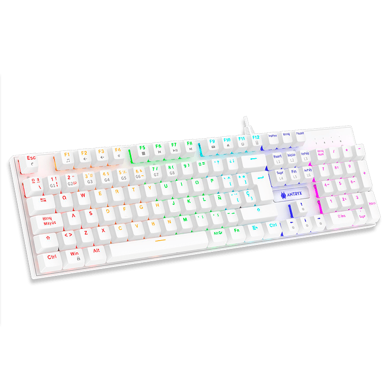 KIT GAMING AUDIFONO + TECLADO + MOUSE ANTRYX GC - 3100 X3 WHITE, BLUE SWITCH (AGC - 3100X3WBL - SP) AGC-3100X3WBL-SP - SMART BUSINESS