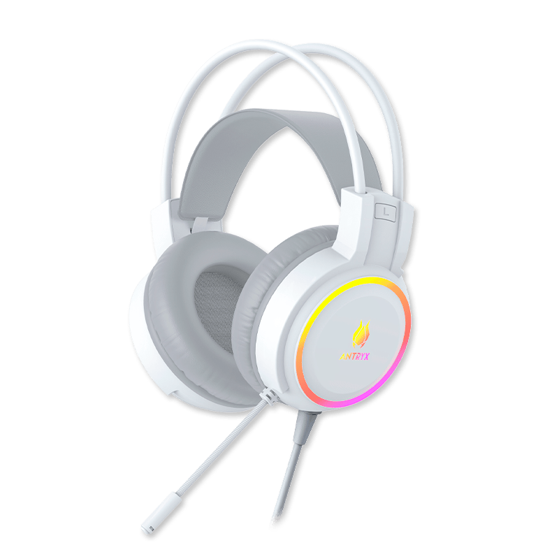 KIT GAMING AUDIFONO + TECLADO + MOUSE ANTRYX GC - 3100 X3 WHITE, BLUE SWITCH (AGC - 3100X3WBL - SP) AGC-3100X3WBL-SP - SMART BUSINESS