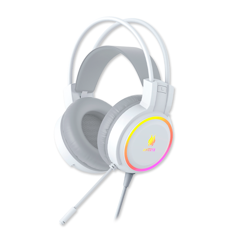 KIT GAMING AUDIFONO + TECLADO + MOUSE ANTRYX GC- 3100 x3 WHITE, RED SWITCH (AGC-3100X3WRE-SP) - SMART BUSINESS