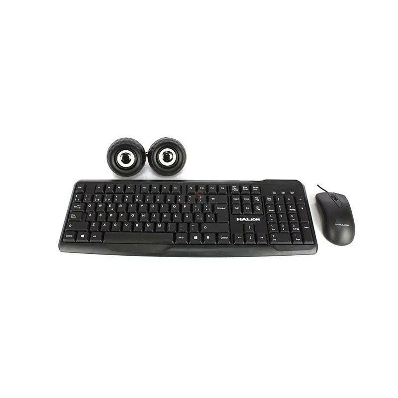 Kit Teclado Mouse Parlante 3 En 1 Halion Ha-Kit45 - SMART BUSINESS