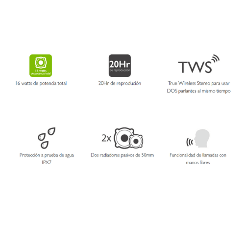 KLIP XTREME BOCINA PORTÁTIL TITANPRO, BLUETOOTH, ALÁMBRICO/INALÁMBRICO, MICROUSB, 16W, ROJO - RESISTENTE AL AGUA KBS-300RD - SMART BUSINESS