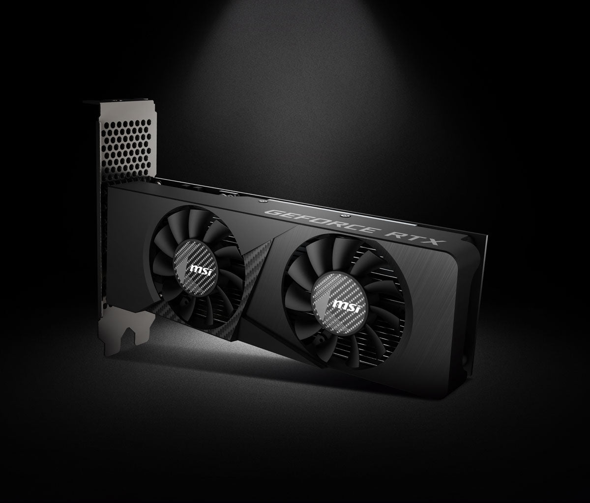 Tarjeta de Video MSI GeForce RTX 3050 LP 6G OC Low Profile vista principal