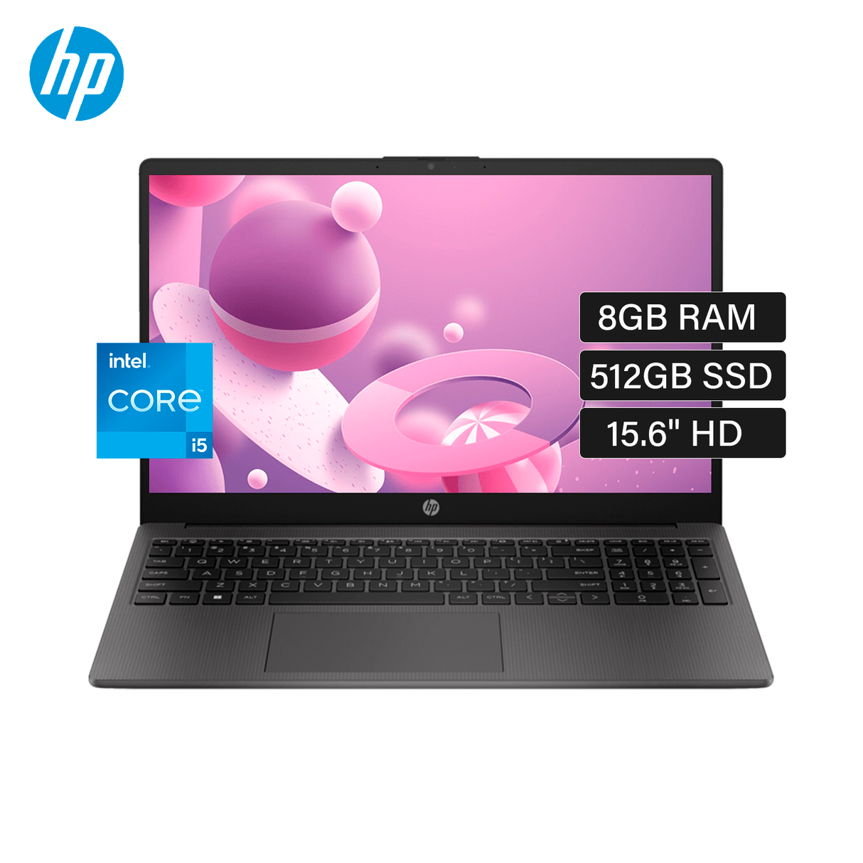 LAPTOP HP 250 G10 INTEL CORE I5 1334U RAM 8GB DISCO 512GB SSD 15.6" HD FREEDOS 9E4Y4LT - SMART BUSINESS
