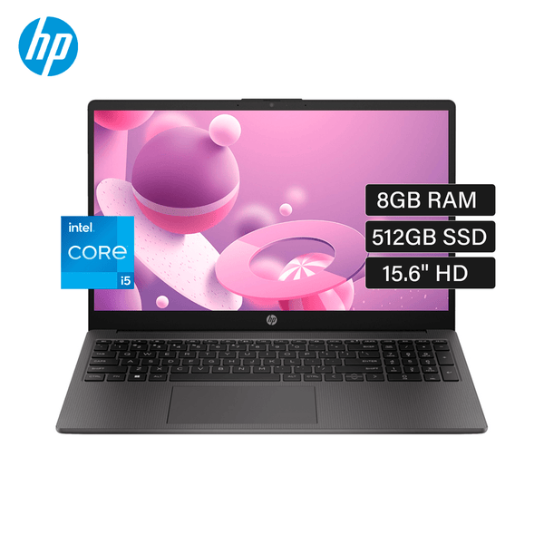 LAPTOP HP 250 G10 INTEL CORE I5 1334U RAM 8GB DISCO 512GB SSD 15.6" HD FREEDOS 9E4Y4LT - SMART BUSINESS