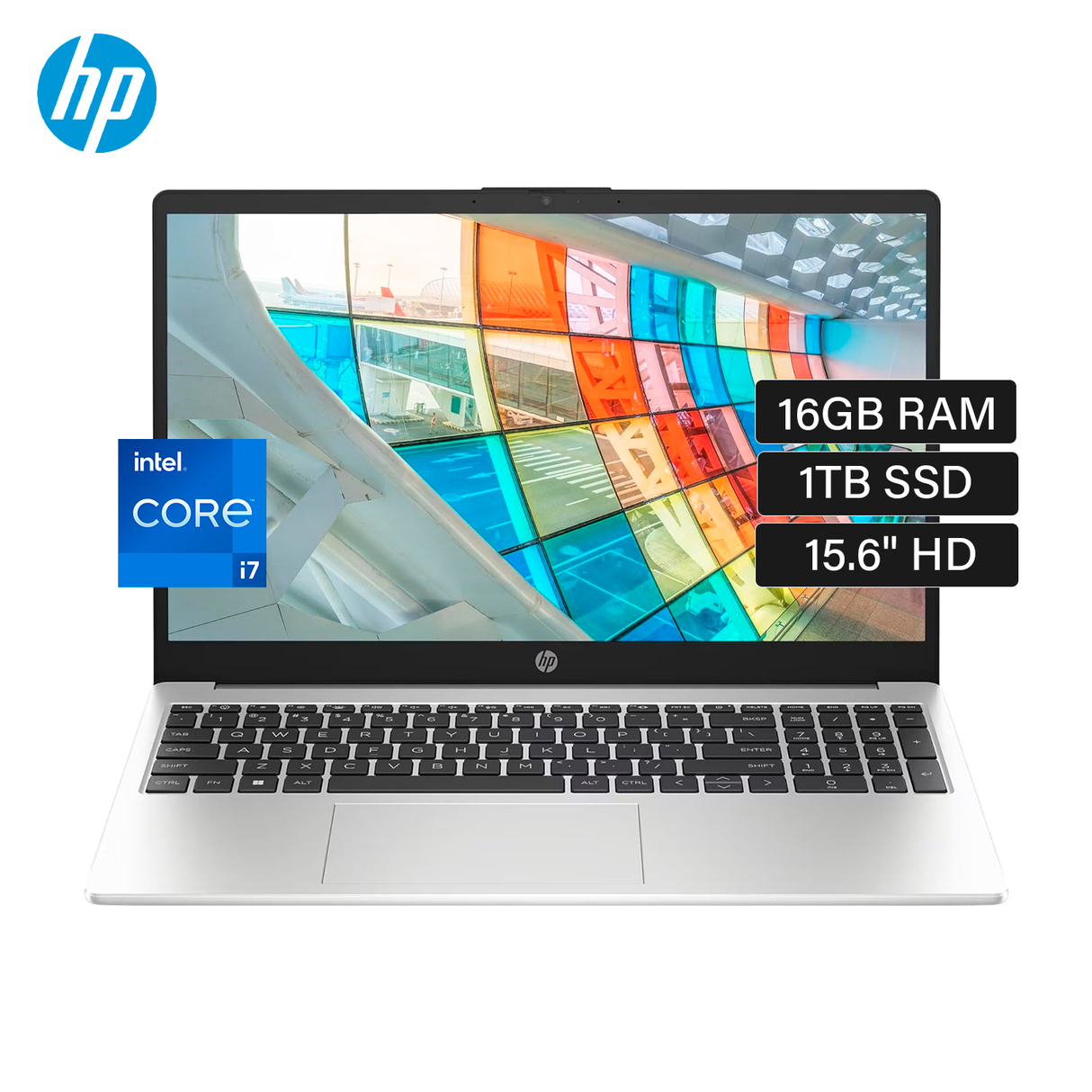 Laptop HP 250 G10 Intel Core i7 1355U RAM 16GB Disco 1TB SSD 15.6" HD FreeDos - SMART BUSINESS