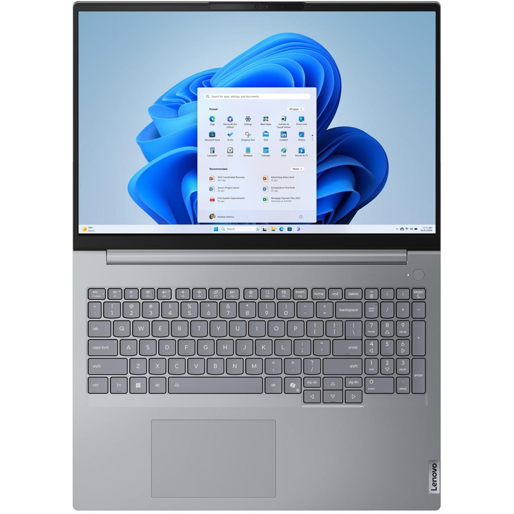 Lenovo ThinkBook 16 G9 IRL 21US00FJLP notebook vista en ángulo