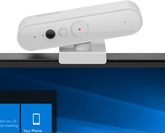 LENOVO 510 FHD WEBCAM GXC1D66063 – CÁMARA WEB 1080P CON ÁNGULO DE VISIÓN DE 95°, MICRÓFONOS DUAL INTEGRADOS Y MONTAJE CLIP - TRIPIE, COMPATIBLE USB - C/USB - A GXC1D66063 - SMART BUSINESS