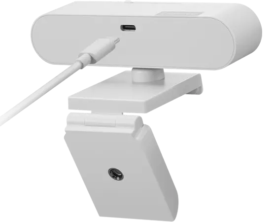 LENOVO 510 FHD WEBCAM GXC1D66063 – CÁMARA WEB 1080P CON ÁNGULO DE VISIÓN DE 95°, MICRÓFONOS DUAL INTEGRADOS Y MONTAJE CLIP - TRIPIE, COMPATIBLE USB - C/USB - A GXC1D66063 - SMART BUSINESS