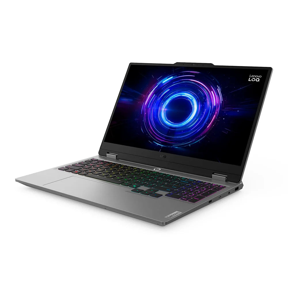 Lenovo LOQ 15IRX10 83JE01JYLM notebook gaming vista lateral