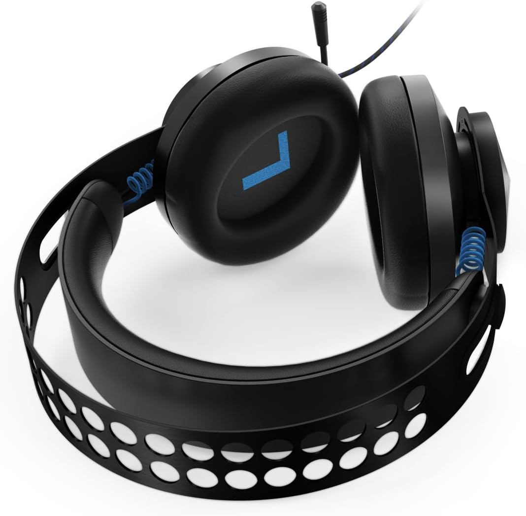 Auriculares Gamer Lenovo Legion H300 - Sonido Estéreo de Alta Fidelidad - Diseño Ergonómico con Chasis de Metal - Micrófono Retráctil con Cancelación de Ruido - Almohadillas de Cuero Sintético - Conector 3.5mm para PC, Consolas y Móvil (GXD0T69863) de Lenovo | first_variant_option_1 — Envío inmediato
