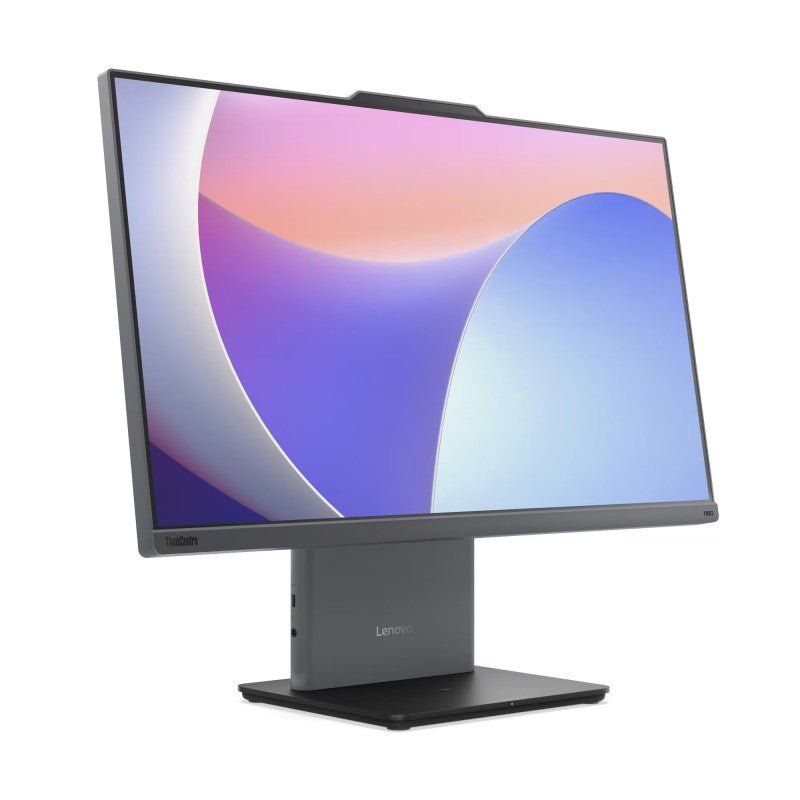 Lenovo ThinkCentre neo 50a 24 Gen 5 12SD009ELS desktop todo en uno vista lateral