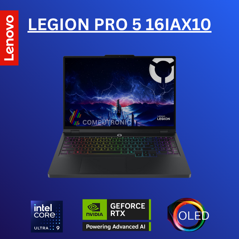 Notebook Gaming Lenovo Legion Pro 5 16IAX10 83F3006JLM vista frontal