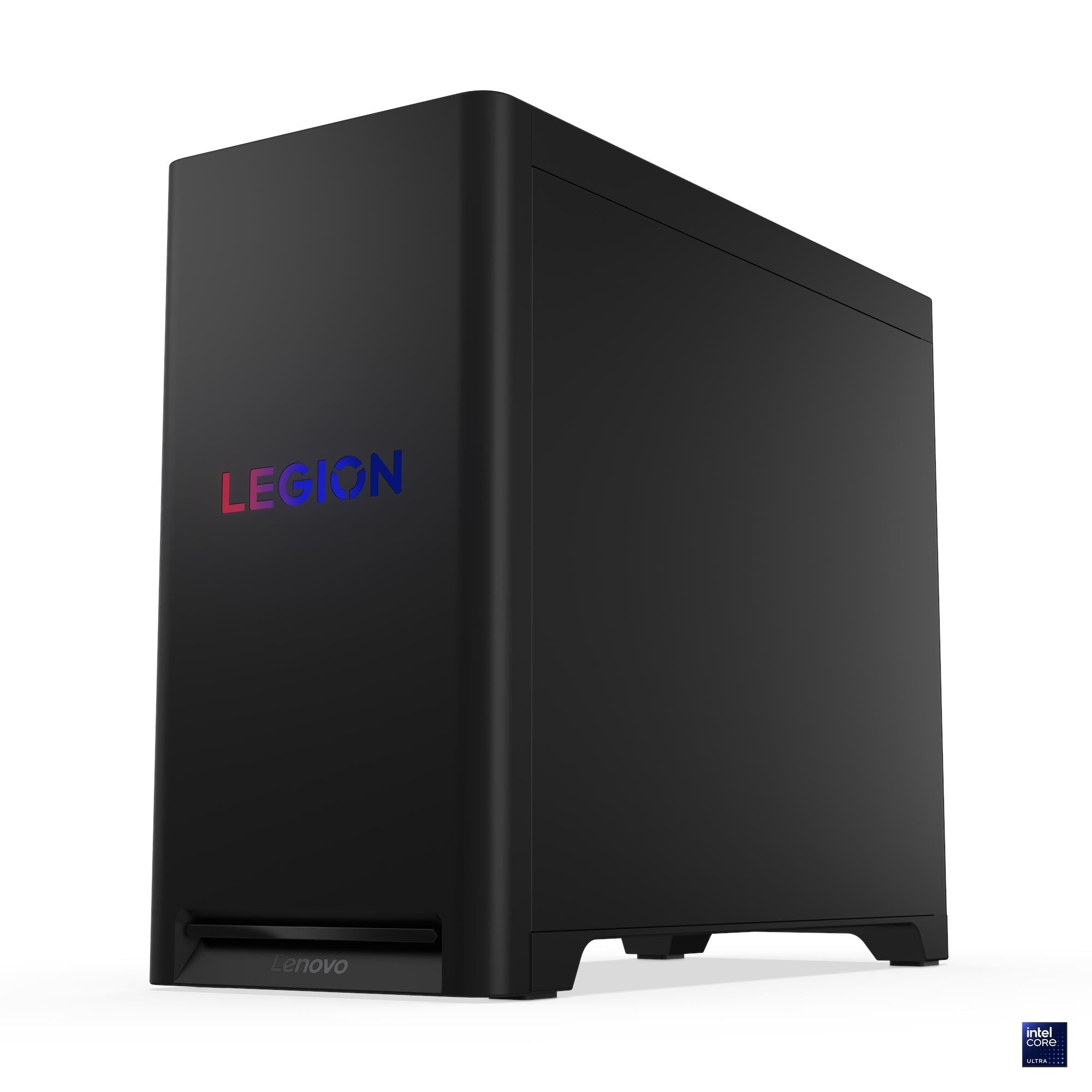 Desktop Gamer Lenovo Legion T5 30IAS10 90YA002TPT vista lateral y frontal con interior visible