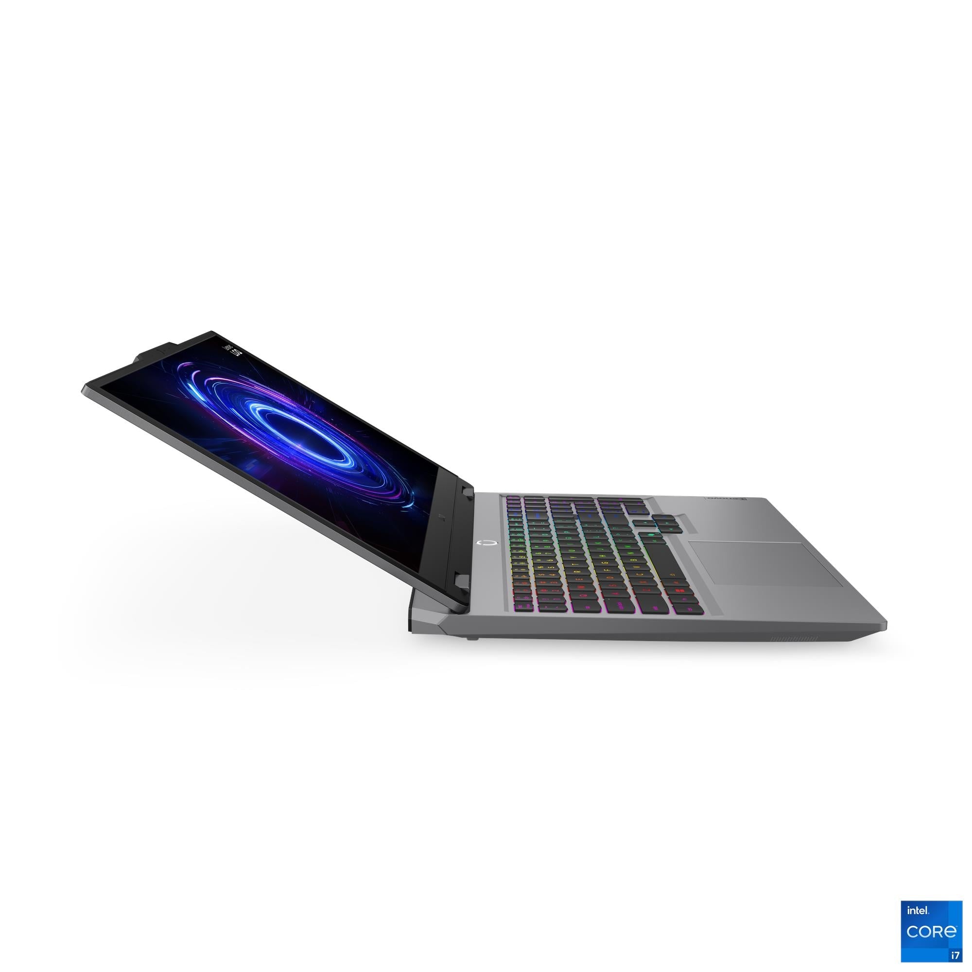 Notebook Gaming Lenovo LOQ 15IRX10 83JE00YVLM detalle de teclado español latinoamericano y trackpad