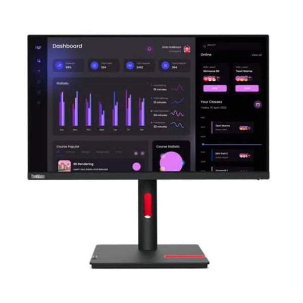 Monitor Lenovo Thinkvision T24I-30, 23.8" Wled Ips, 1 X Hdmi, 1 X Displayport, 1 X Vga - SMART BUSINESS