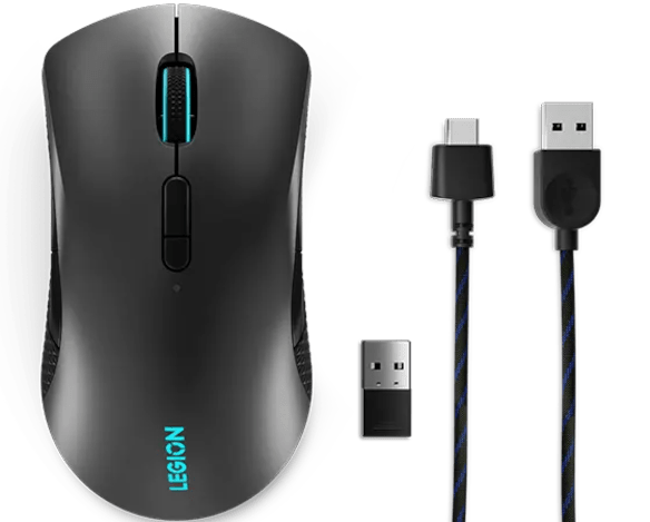 Lenovo Legion M600 GY50X79385 mouse gamer inalámbrico negro vista principal