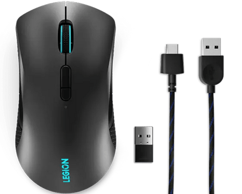 Lenovo Legion M600 GY50X79385 mouse gamer inalámbrico negro vista principal