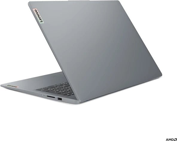 Lenovo IdeaPad Slim 3 15AMN8 82XQ00LYLM notebook Gris Ártico vista posterior
