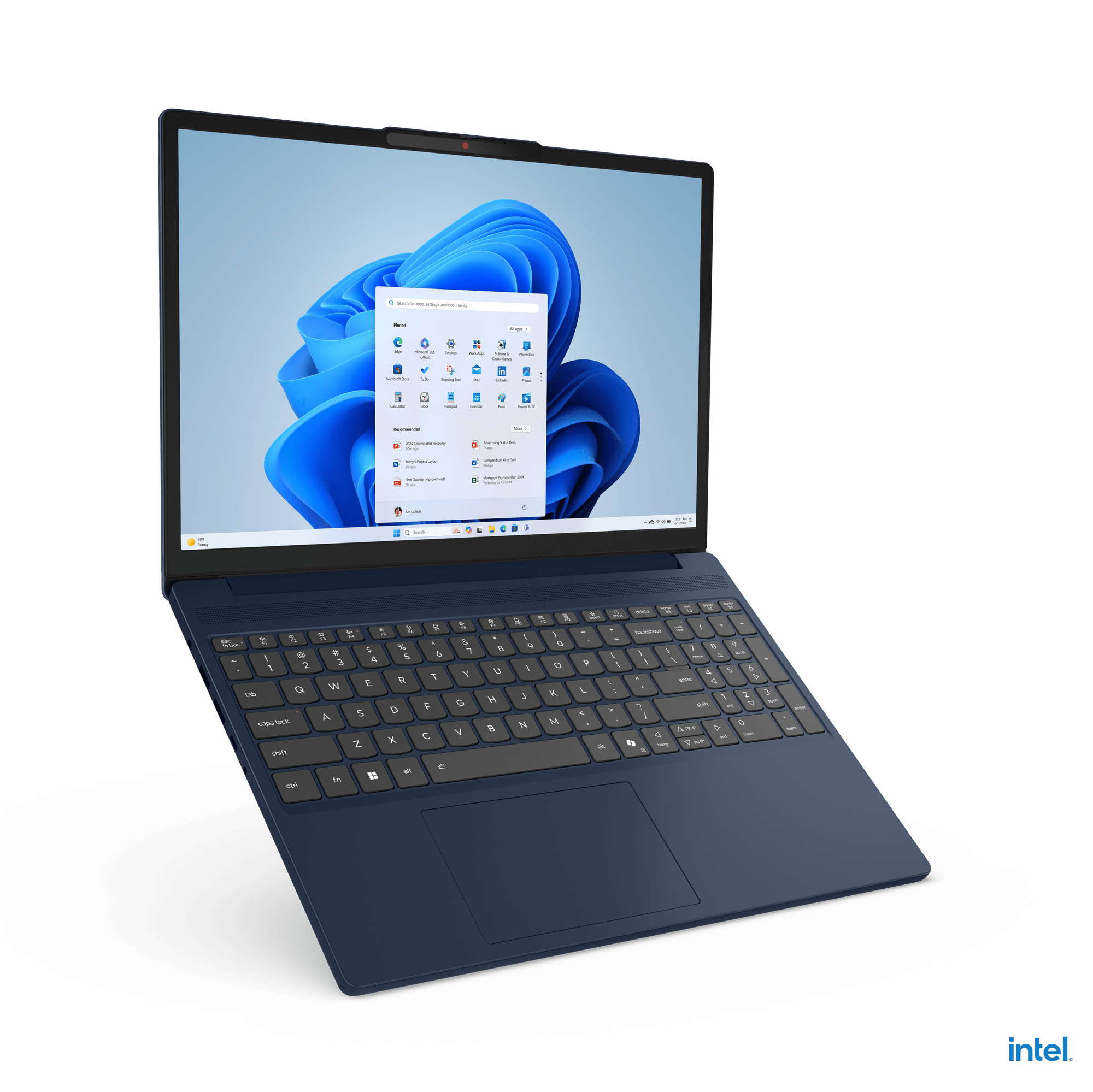 Notebook Lenovo IdeaPad Slim 3 15IRH10 83K101LTLM vista frontal