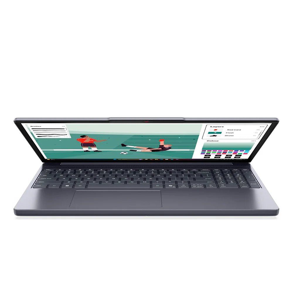 Lenovo IdeaPad Slim 3 15IWC11 notebook 83RR00HTLM vista de teclado y pantalla