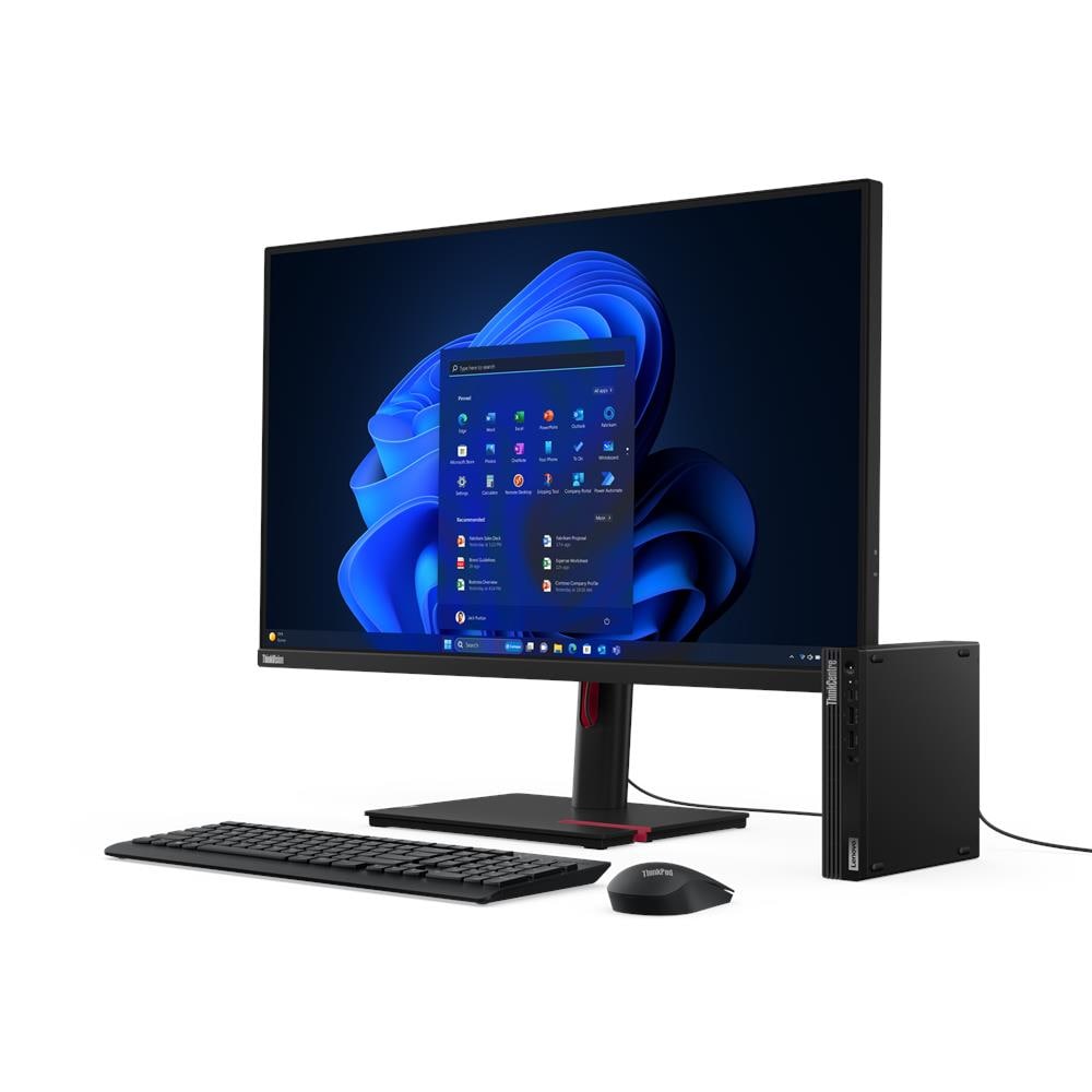 PC - Lenovo ThinkCentre M70q Gen 5 12TE001ALS - Intel Core i7 - 14700T - 16GB - 512GB SSD - Español Teclado - Negro - Intel UHD Graphics 770 - Windows 11 Pro de Lenovo | first_variant_option_1 — Envío inmediato