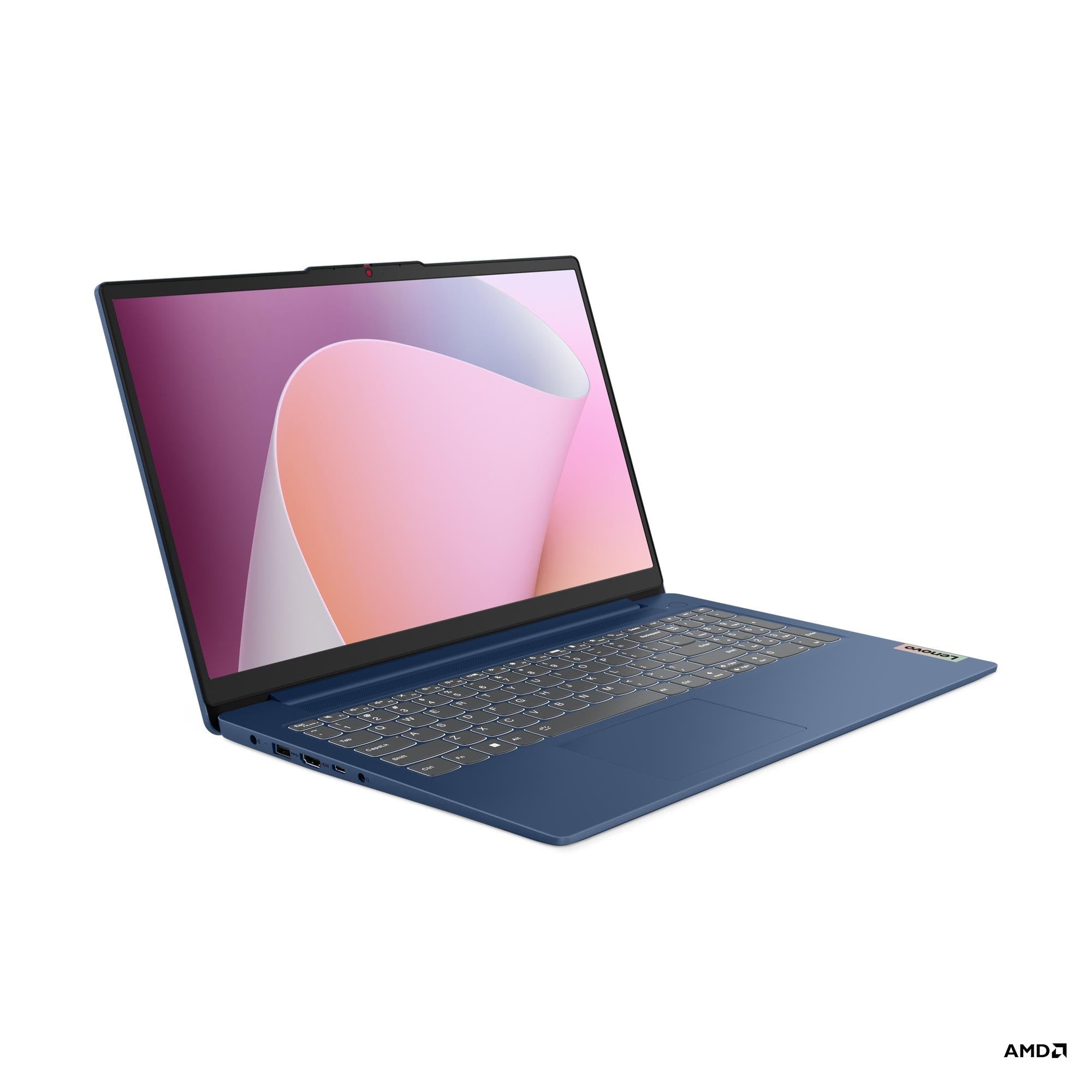 Portátil - Lenovo IdeaPad Slim 3 15AMN8 82XQ00WWLM 39.6cm (15.6") - FHD - AMD Ryzen 3 7320U - Radeon 610M - 8GB LPDDR5 - 512GB SSD - Sin SO - Wi - Fi 6 - Azul Abismo - 1920 x 1080 de Lenovo | first_variant_option_1 — Envío inmediato
