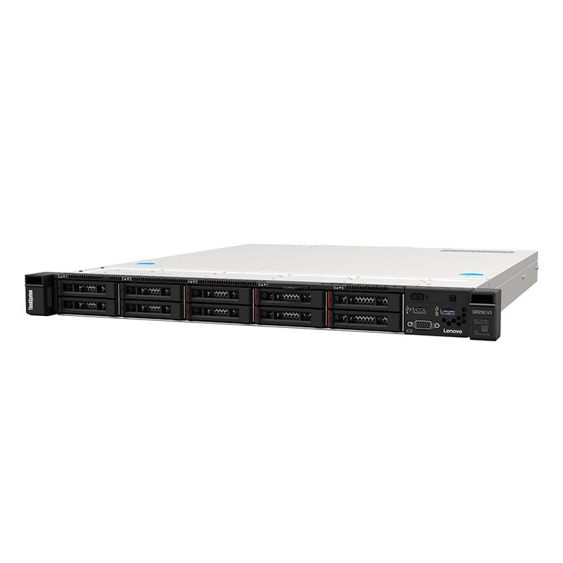 Servidor Lenovo ThinkSystem SR250 V3 - Intel Xeon E - 2468 (8C, 2.6GHz) - 32GB TruDDR5 - Controlador RAID 5350 - 8i (12Gb SAS) - 8 Bahías SFF Hot - Swap - Rack 1U - 2 x 800W Redundante - 7DCLA04TLA de Lenovo | first_variant_option_1 — Envío inmediato