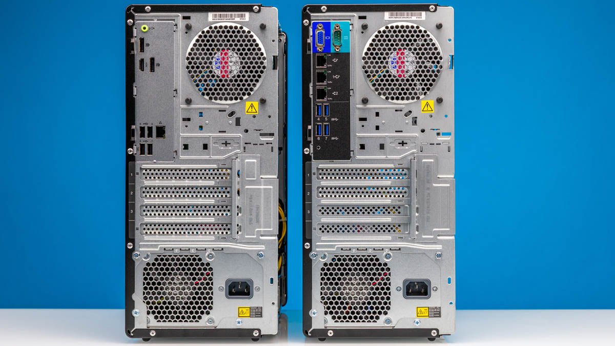 Lenovo ThinkSystem ST45 V3 7DH5A038LA vista posterior